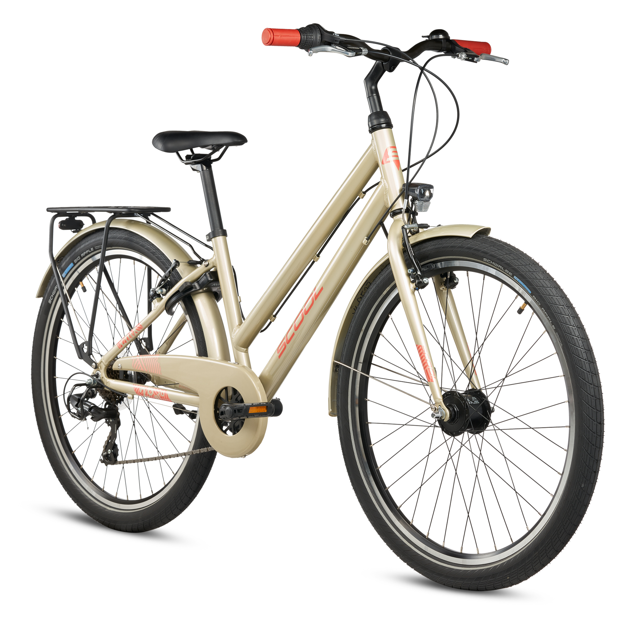 S'COOL chiX pro 26-K7 Jugendfahrräder (beige) 2